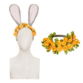 Zootopia 2 (2025) Judy Hopps Yellow Flowers Wreath Ears Cosplay Headband Accessories Props